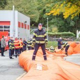 livraison de la digue mobile au CSI Martigny & Régions par la Mobilière.